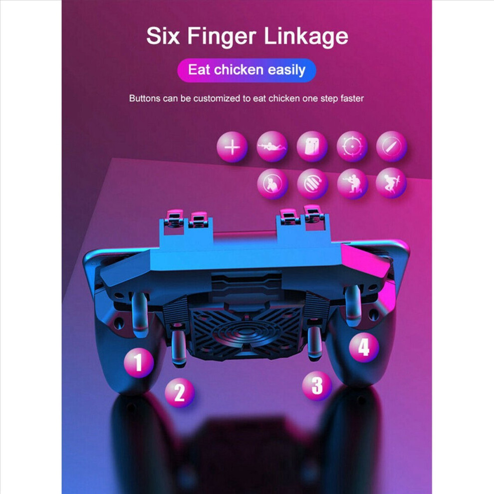 Saudism Memo Dl88 Gamepad For Pugb Game Controller Joystick Phone Radiator Semiconductor Trigger