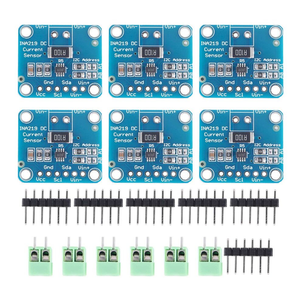 6Pc Mcu-219 Ina219 Bi-Directional Dc Current Power Supply Sensor Module Breakout 3-5V Sot23 4853013953896
