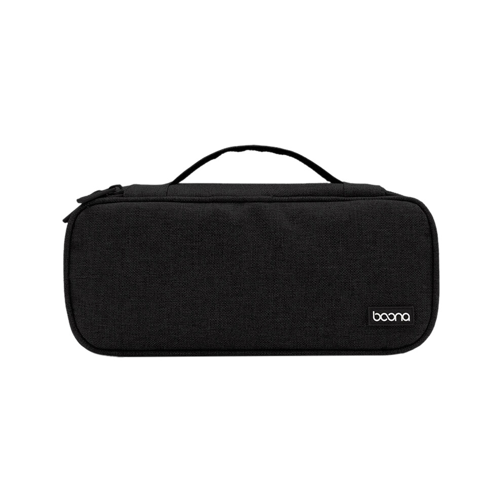 Portable Travel Storage Bag Multi-Function For Laptop Adapter,Power Bank,Data Cable,Charger, Black 4853013953056