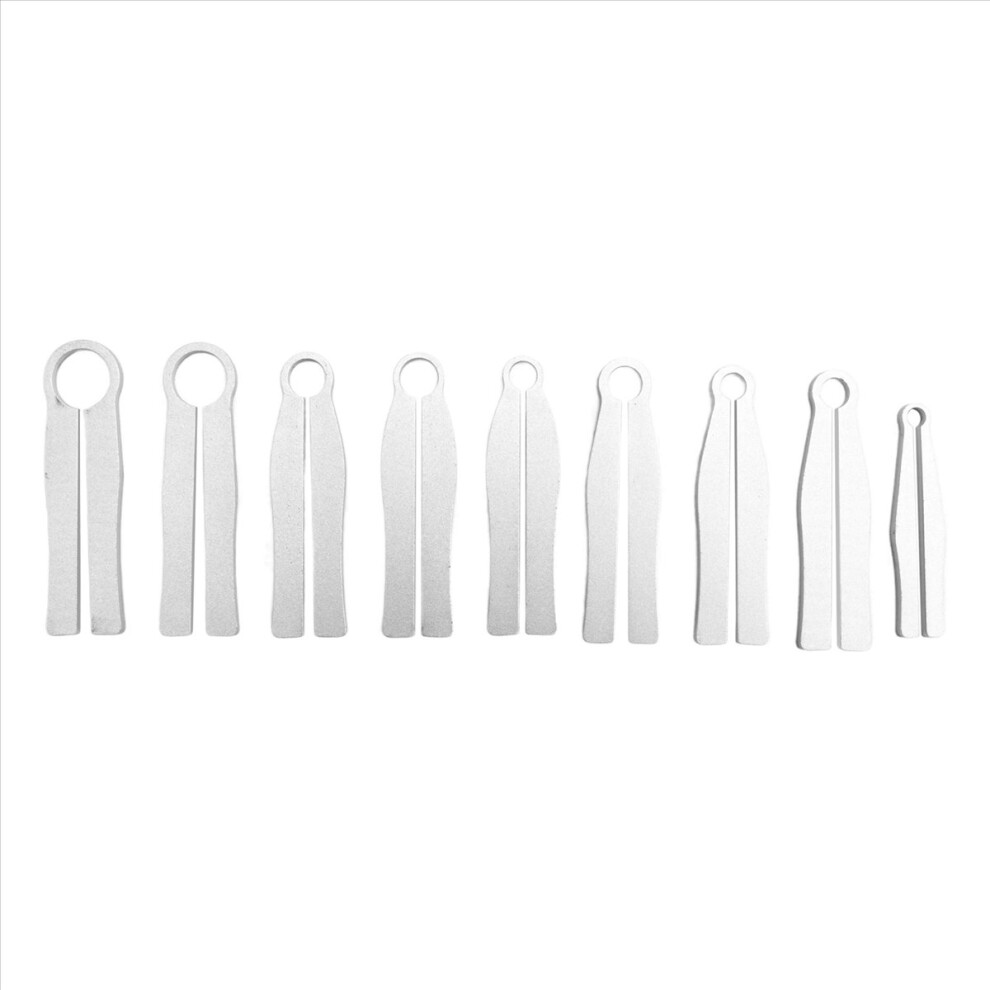 9Pcs Removal Repair Wrench Clamp Tool Kit Flash Socket Ring Spanner For M Serial Silver 4853013957047