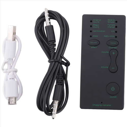 Disguiser Phone Microphone Voice Changer Adapter 8 Changeing Modes for MIC Game 2