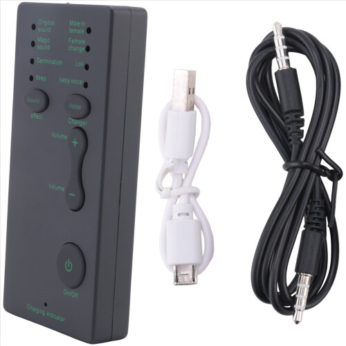 Disguiser Phone Microphone Voice Changer Adapter 8 Changeing Modes for MIC Game 1