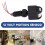 3 Pcs Black Motion Detectors Sensor Light Switch Outdoor Pir Direct Current 12V 9