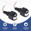 3 Pcs Black Motion Detectors Sensor Light Switch Outdoor Pir Direct Current 12V 5