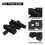 Double Lock Mounting Plate Clamp Quick Release Adjustable Knob Adapter for Tripod Ball Head -06 9