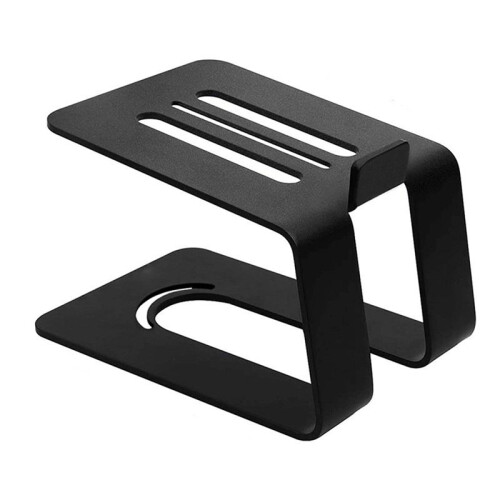 5.3In Height Monitor Speaker Stand Riser Comfortable Viewing Angle Mount Solid Support Metal 1