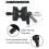 Double Lock Mounting Plate Clamp Quick Release Adjustable Knob Adapter for Tripod Ball Head -06 10