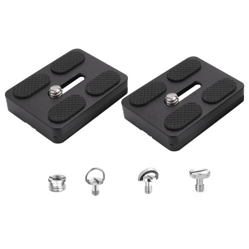 Universal Tripod Quick Release Plate, Arca Plate for DSLR Camera Ballhead(PU-50) 2