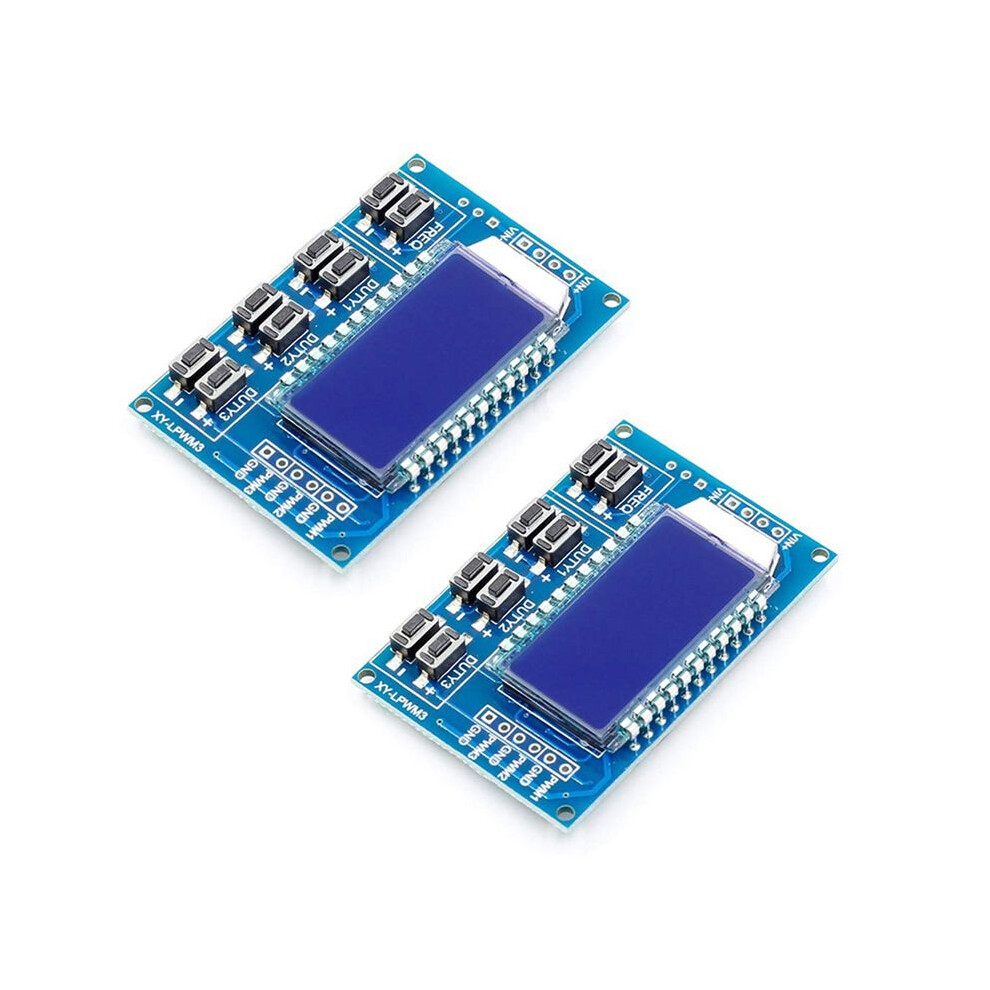 2Pcs 3 Channel Pwm Pulse Generator Adjustable Frequency Square Wave Rectangular Signal Module 4853013962584