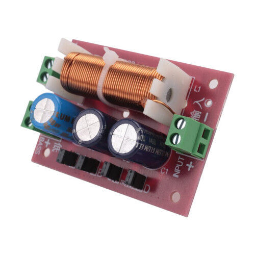 400W Speaker Crossover 2 Way High-Low 4-16 Ohm Frequency Divider for 2