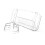 Case Dockable for OLED Model,Clear PC Protective Cover with Thumb Cap 6