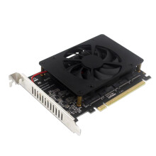PCIEX16 NVME M2 MKEY SSD Array Expansion Adapter Card Motherboard PCIE Split