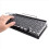 Retro Typewriter Keyboard Wireless Bluetooth USB Mechanical Punk Keycaps for Desktop PC/Laptop/Phone-Black 9
