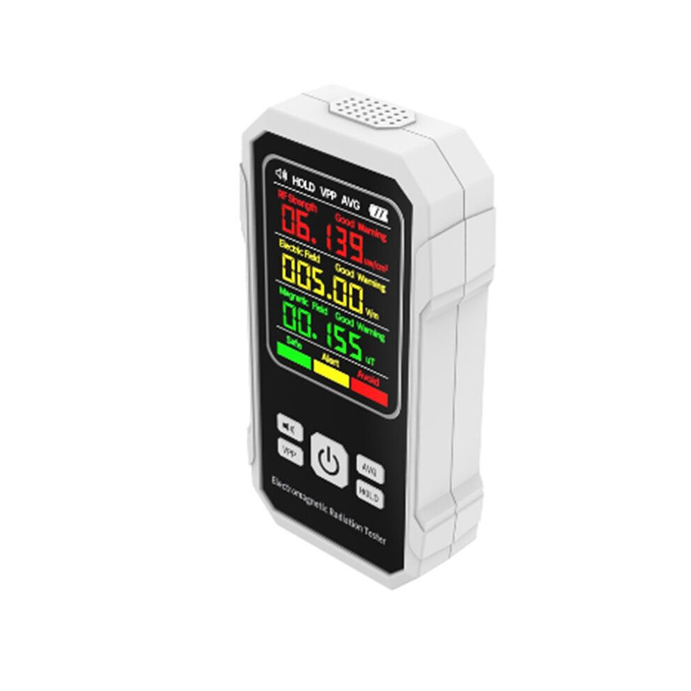 Electromagnetic Radiation Detector Electric Magnetic Field Tester Meter Strength Detection Device With Sound Alarm(B) 4853013976604