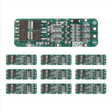 10Pcs 3S 20A 18650 Li-Ion Lithium Battery Charger Module Protection Board PCB 11.1V 12V 12.6V