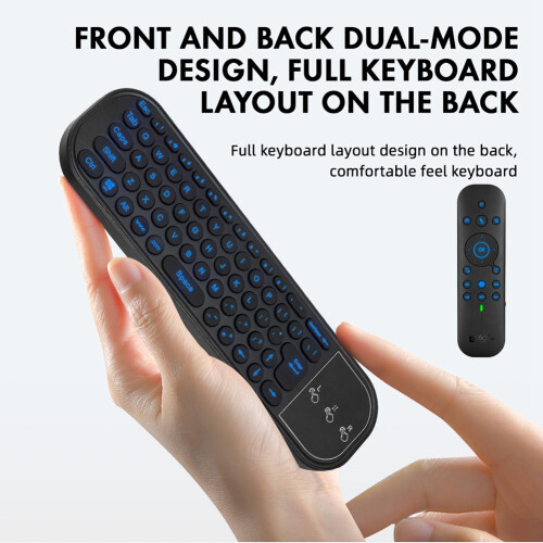 G60S Pro Air Mouse Wireless Voice Remote Control 2.4G Bluetooth Dual Mode for Computer TV BOX Projector 2