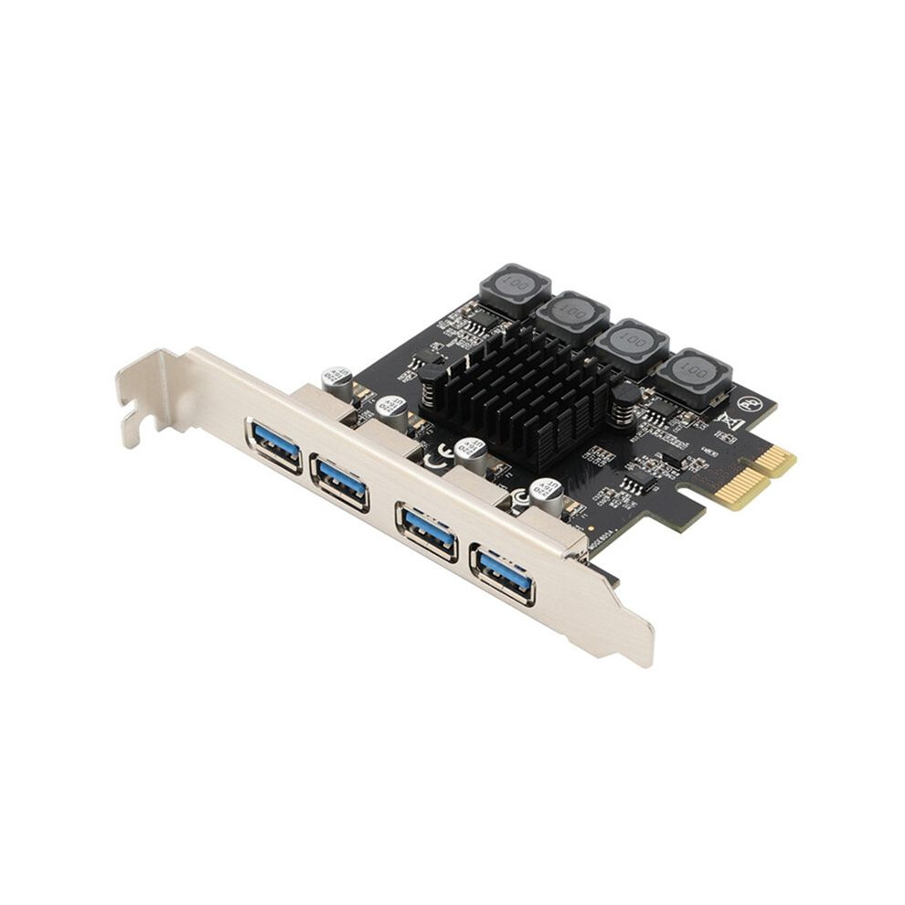4 Port Usb 3.0 Pci Express Card Pci-E Expansion Pcie To Adapter For 1X 4X 8X 16X Slot 4853013979193