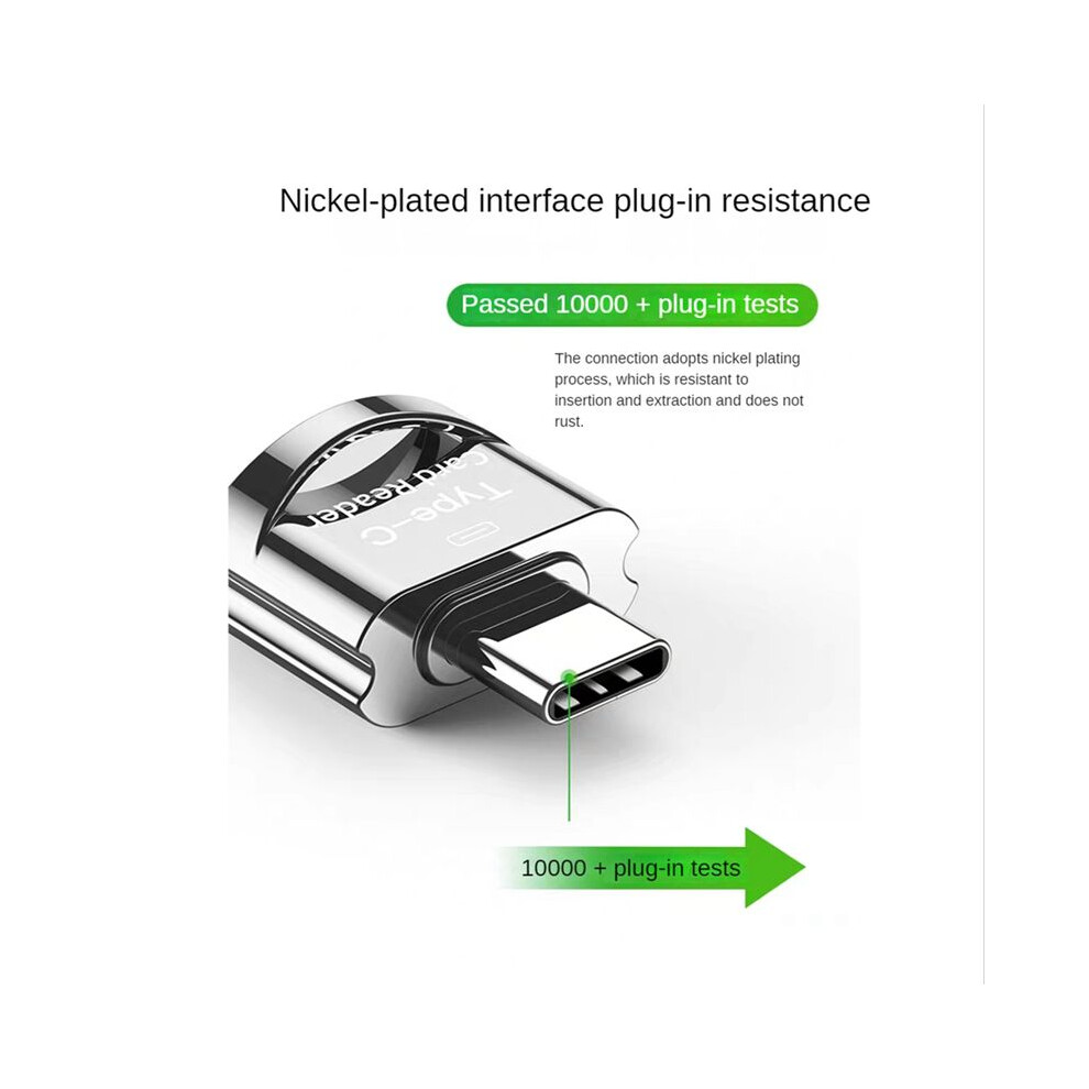 Tf Card Reader To Type-C Otg Adapter Memory To Usb C High Speed For Mobile Phones Laptop A 4853013975577