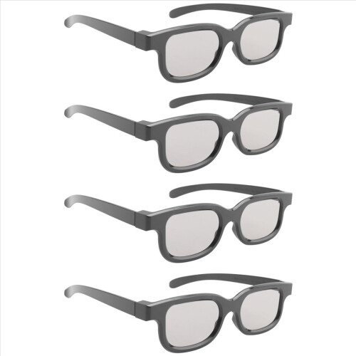 4Pcs Polarized Passive 3D Glasses for Cinema IMIX Screen 2