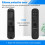 Replacement Smart Remote Control Case for AN-MR21GC MR21N/21GA Magic Silicone Shockproof Cover,Black 5