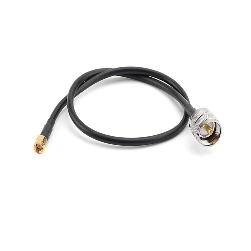 Photos - Cable (video, audio, USB) 1Pcs RG58 Cable UHF SO239 Female to SMA Male Connector Coaxial Straight Extension Cord ,1M