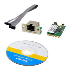 M.2 A+E KEY 2.5G Ethernet LAN Card RTL8125B Industrial Control Network PCI Expansion Adapter