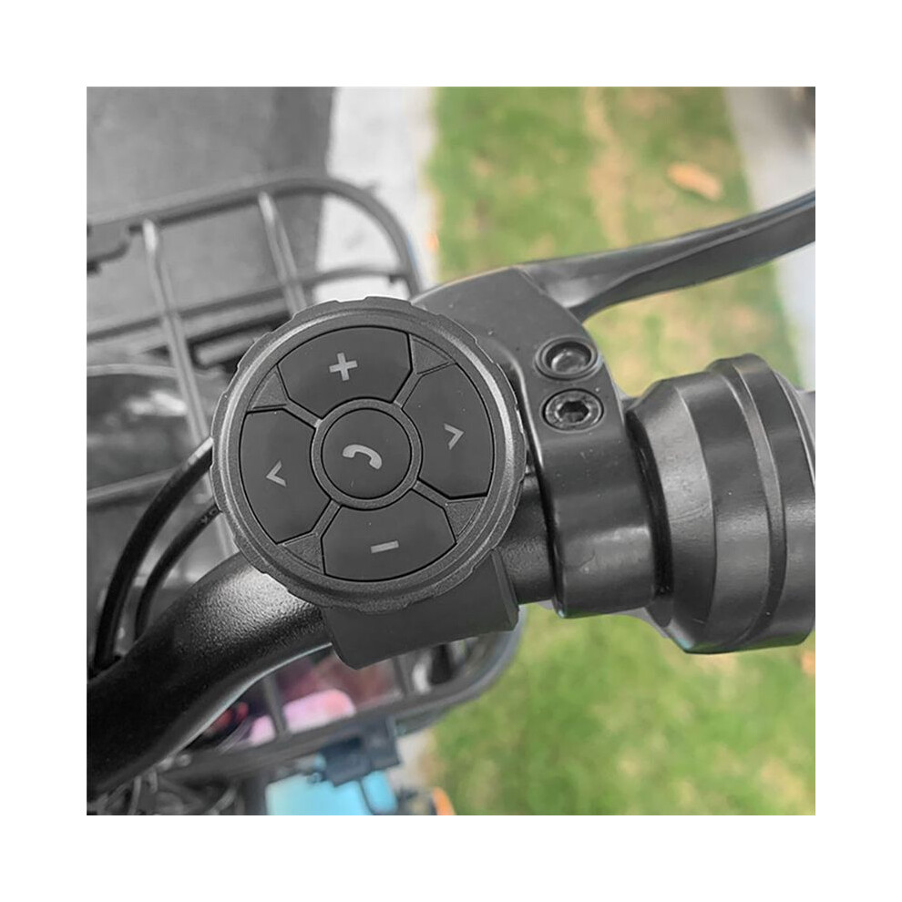 Robot Wireless Bluetooth Remote Button Universal Motorcycle/Bike Handlebar Media Controller Car Steering Wheel Control 4853013984593