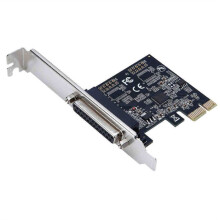 High Quality Parallel Port DB25 25Pin Pcie Riser Card LPT Printer To PCI-E Express Converter Adapter AX99100