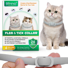 Cat Flea Tick Collar Treatment Pet Adjustable 24 Month Protection 4 Pack Collars