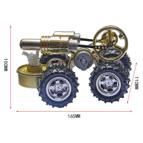 Stirling Engine Model Car Motor Educational Physics Science Experiment Toy Gift Steam Power Experimental 2