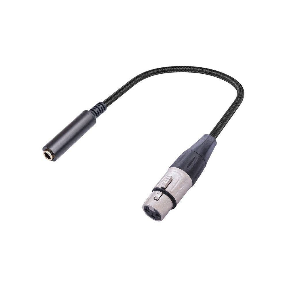 Xlr To 1/4 Cable,Balanced Female Inch Stereo Audio Adapter,3 Pin 1/4Inch Connector Cable 4853013999771