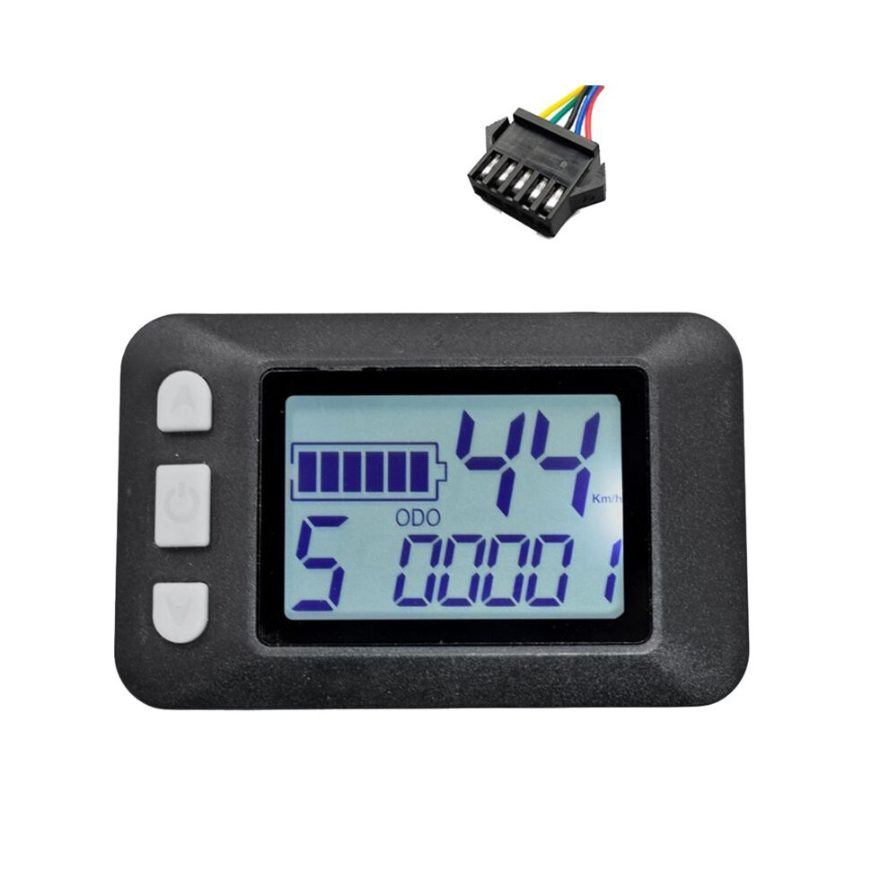 P9 Lcd Display Dashboard Screen 24V 36V 48V 60V Electric Bike Meter For Scooter Display(Sm Plug 5Pin) 4853013999139
