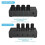4 Channel Headphone Amplifier Stereo Audio Amp, Splitter with 3.5MM Output and Input 3