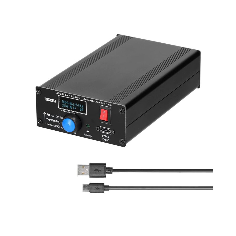 Atu-10-0A Shortwave Automatic Antenna Tuner 20W 1.8-30Mhz Power Meter Standing Waves 4853013904263