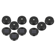 10 Pcs Solar Lights Replacement Top Lantern Parts LED Panel Lid for Outdoor Hanging