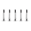5PCS Universal Stylus Pen Transparent Disc Capacitive Screen Touch Replacement Tip Drawing Writing Nib Pencil Head 6
