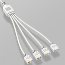 5V 3-Pin Extension Cable for Computer Motherboard 1 Hub Connection ARGB Splitter, Black