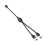 5V 3-Pin Extension Cable for Computer Motherboard 1 Point 2 Hub Connection ARGB Splitter, Black 8