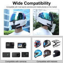 PULUZ for Portable Motorcycle Helmet Chin Stand Sports Camera Stand Riding Mobile Phone Camera Gear Stand