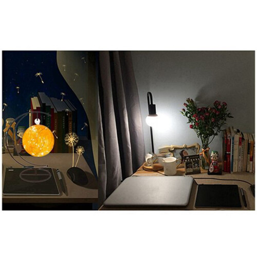 Himalayas Crystal Salt Lamp USB LED Atmosphere Light Night Decorative