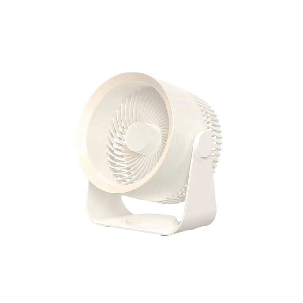 Table Fan, Rechargeable Portable Air Circulator Quiet Ventilator, Desktop Wall Ceiling Fan Cooler White-image-OPC-PMGPNN6-NEW
