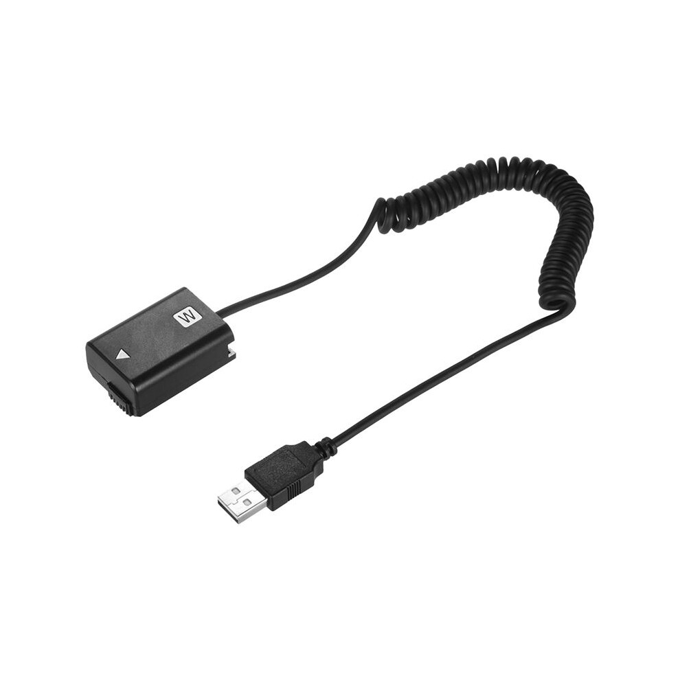 Np-Fw50 Dummy Battery Spring Usb Charging Cable For A7 A7r A7s A7m A7ii A7s2 A7m2 A7r2 A6500 A6300 Dc Coupler 4853013912596