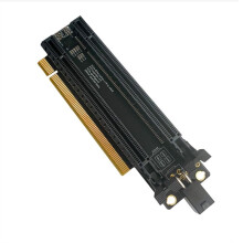 PCI-E 4.0 X16 1 to 2 Expansion Card Gen4 Split PCIe-Bifurcation X8X8 with 20mm Spaced Slots CPU4P(4 Pin )