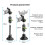 LanParte New Phone Holder Car Stabilizer Selfie Stick 360 Rotating Bracket 5