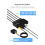 KVM Switch USB Shared Controller Adapter 4 Inputs Outputs for Laptop Computer Printer Keyboard Mouse Monitor 8