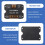 Wireless Wall- Mounted Touch Panel Dimmer Control for DC5-24V 30A Single Color LED Strip Lighting 9