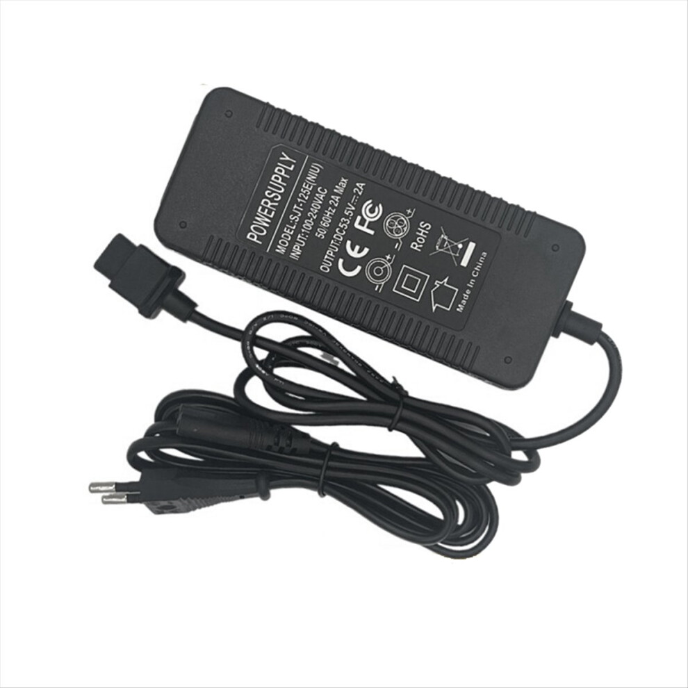 Electric Scooter Power Adapter For Kqi 2/ 3 Charger 53.5V 2A Lithium Battery Eu Plug 4853808611864
