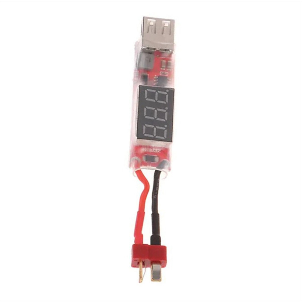 Photos - Other Electrical Equipment 2S-6S Lipo Lithium Battery to USB Charger Converter with Voltage Display Adapter Board for Protect Phone Features, Plug