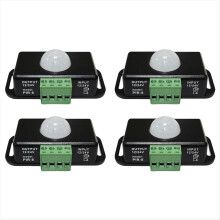 LED Motion Sensor 12V/24V DC, Body Infrared PIR Switch Automatic Wireless Light Bulbs Dimmer