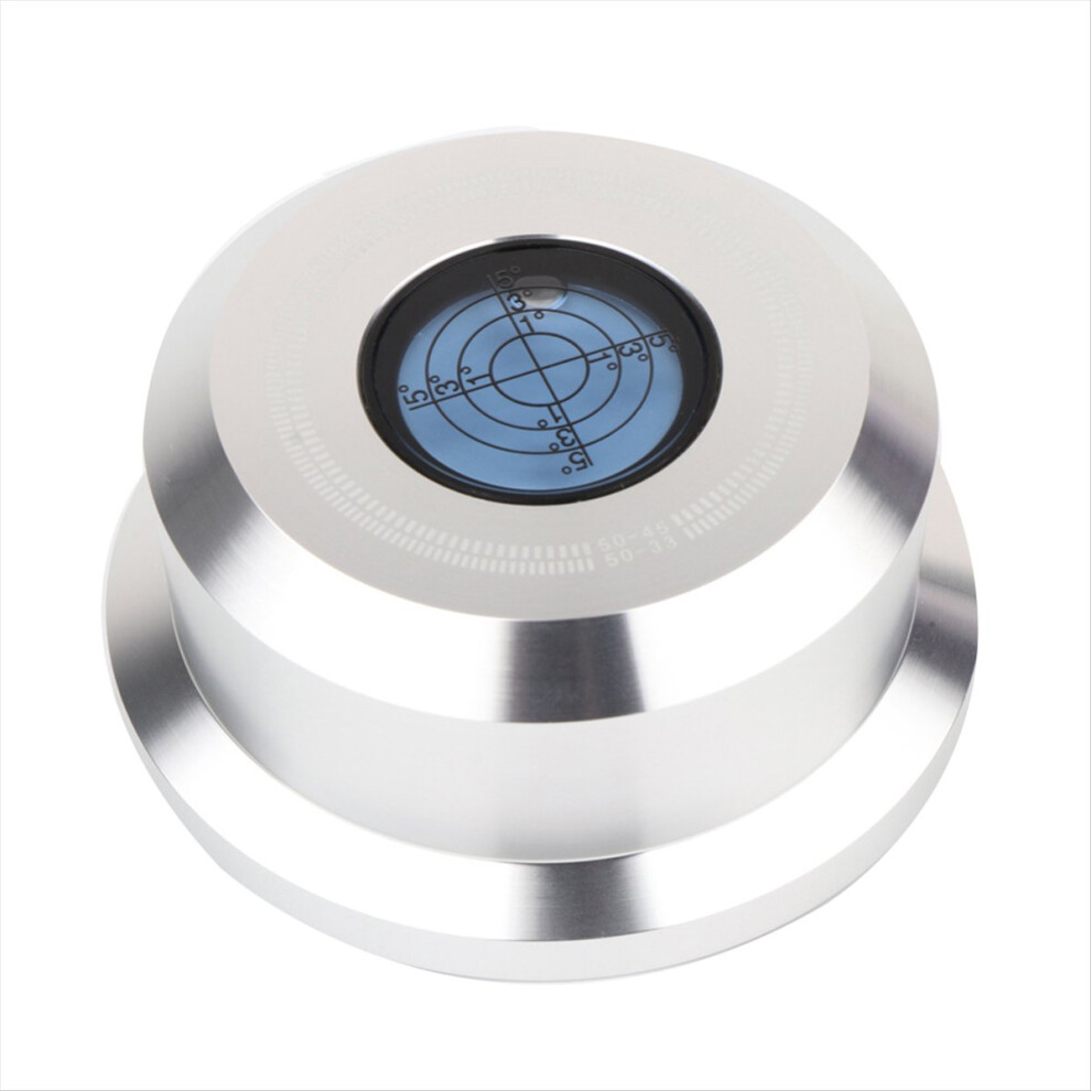 Record Weight Stabilizer Lp Disc Turntable Vinyl Clamp Hifi Premium Audiophile Grade Vibration Silver 4853808613929